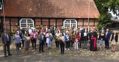 „Sonnenschein-Preis“-Verleihung der Caritas-Gemeinschaftsstiftung Osnabrück an Ehrenamtliche aus dem Bistum.